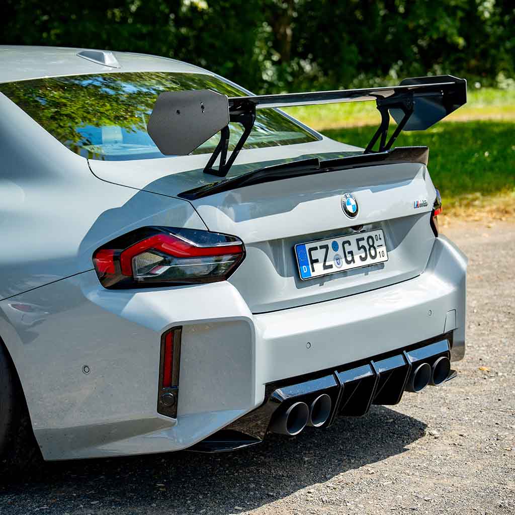 Motorsport Carbon Heckspoiler Heckflügel Flügel passend für fast alle BMW Modelle INKLUSIVE TEILEGUTACHTEN!